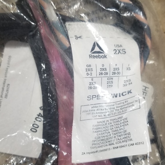 💋💋NWT Reebok Sports Bra💋💋 - Picture 5 of 5